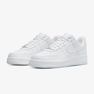 Nike Air Force 1 '07 sneakers in triple white. BRAND NEW worn once!